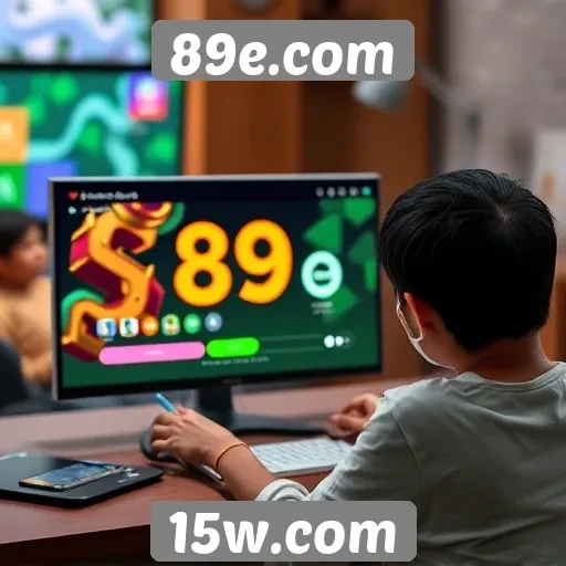 Experiência do usuário no site de jogos 89e.com